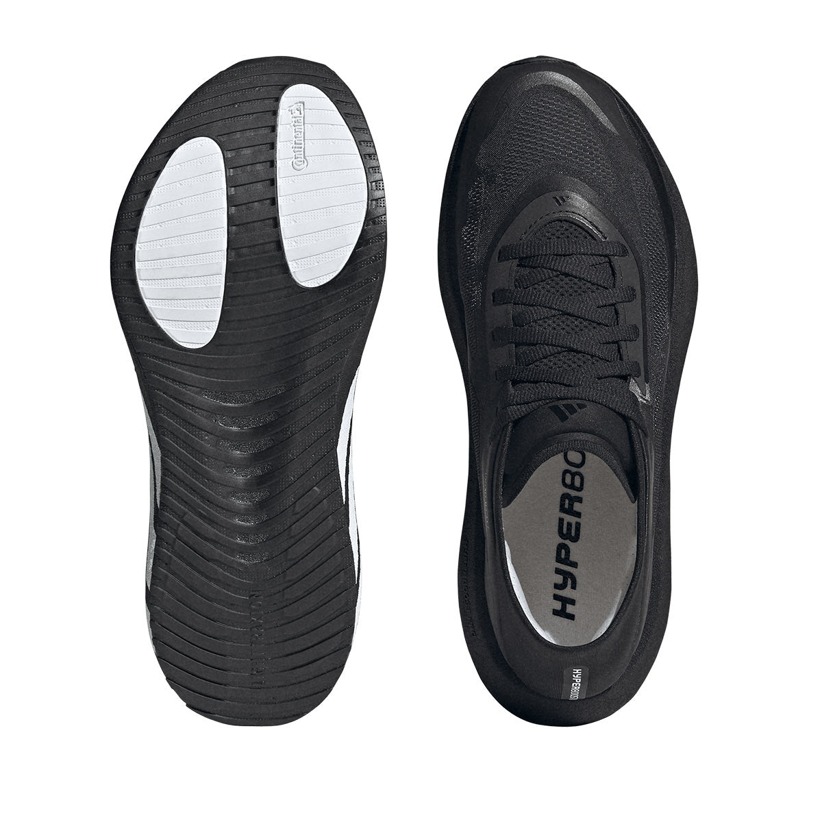 ADIDAS WOMEN HYPERBOOST RUN - CBLACK/FTWWHT/CBLACK