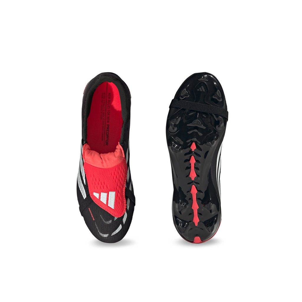 ADIDAS PREDATOR ELITE FT FG J - CORE BLACK/FTWR WHITE/LUCID RED