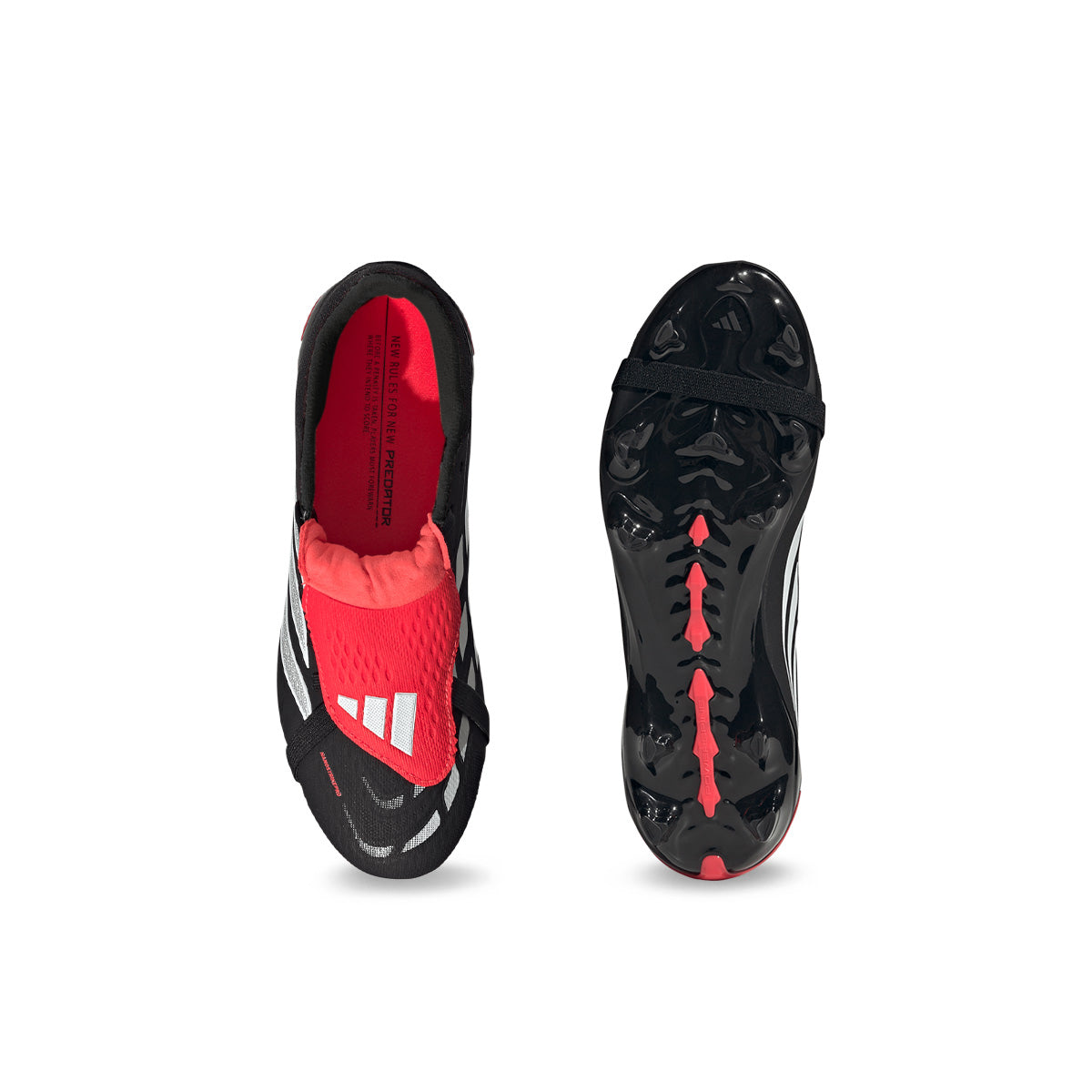 ADIDAS PREDATOR ELITE FT FG J - CORE BLACK/FTWR WHITE/LUCID RED