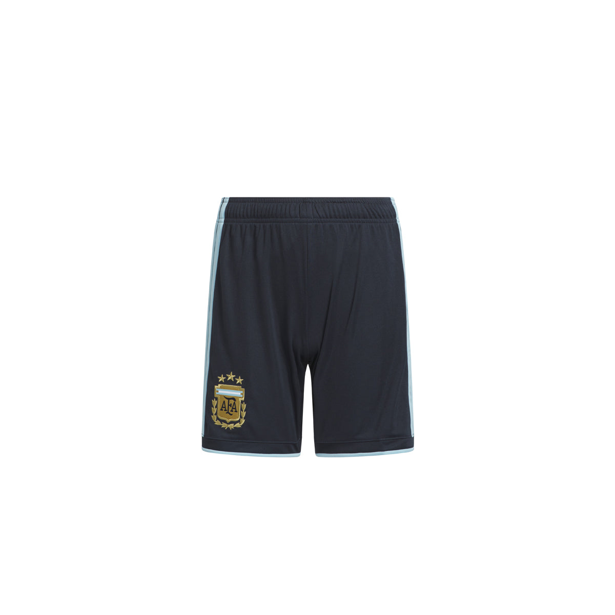 ADIDAS ARGENTINA 2026 HOME KIDS SHORTS - NIGHT NAVY/ICEY BLUE