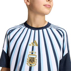 ADIDAS ARGENTINA 2026 HOME KIDS PRE SHIRT - WHITE