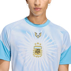 ADIDAS ARGENTINA 2026 MESSI PRE SHIRT - WHITE/LIGHT BLUE