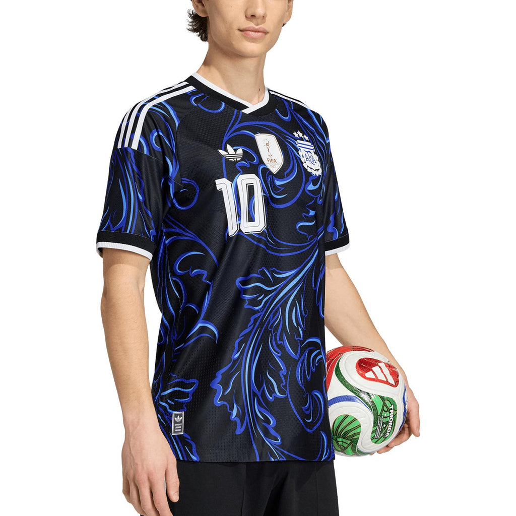 ADIDAS ARGENTINA 2026 AWAY PLAYER JERSEY MESSI#10 - BLACK/LUCID BLUE/BLUE BURST
