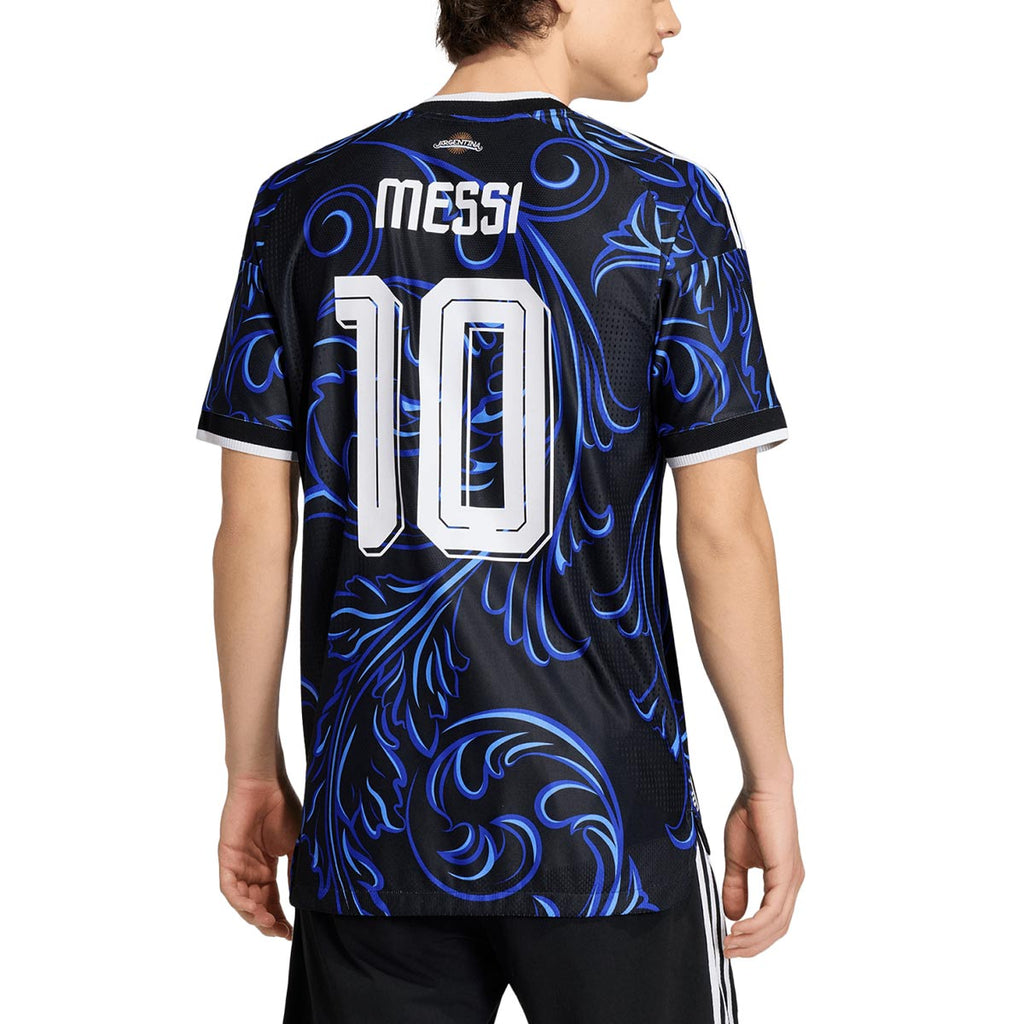 ADIDAS ARGENTINA 2026 AWAY PLAYER JERSEY MESSI#10 - BLACK/LUCID BLUE/BLUE BURST