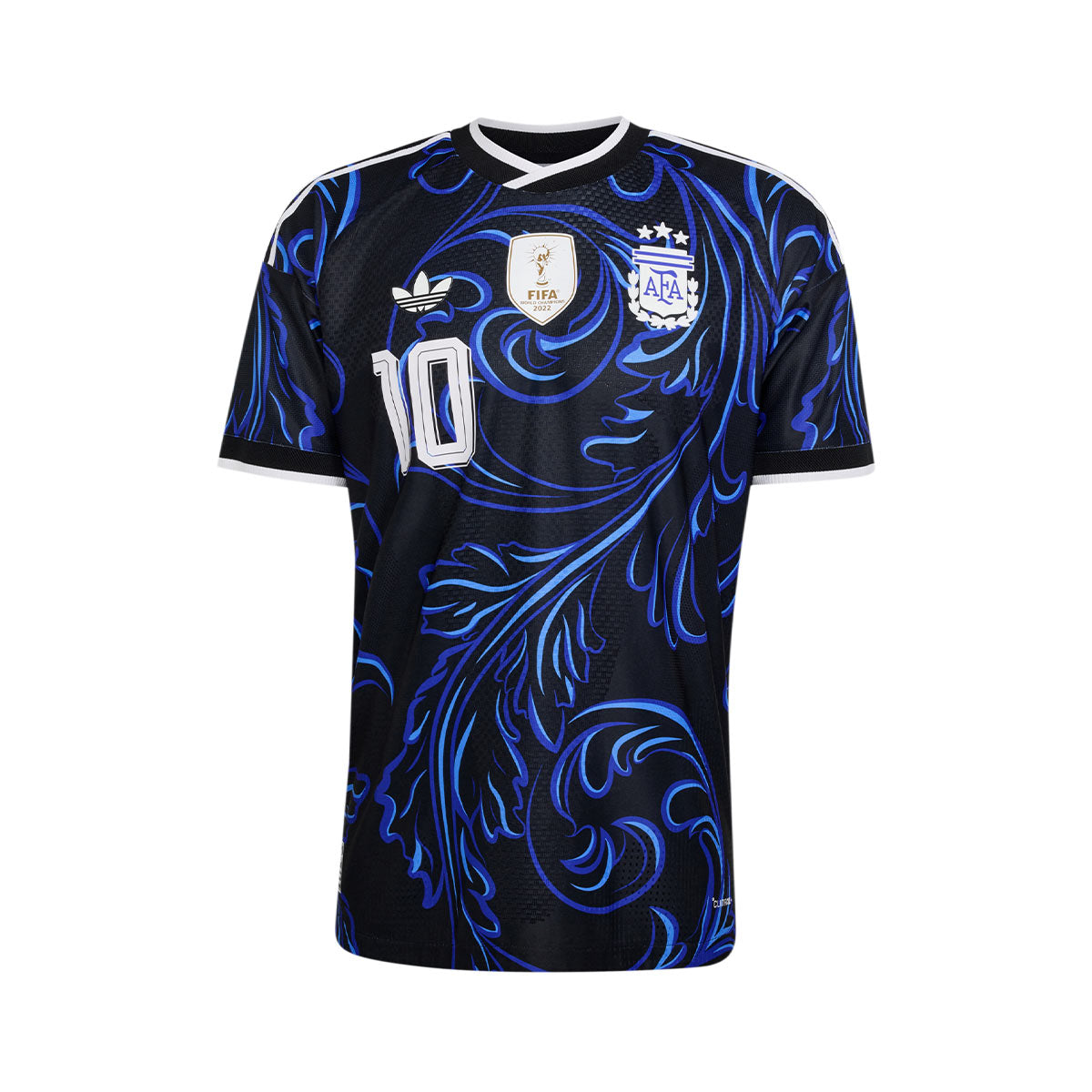 ADIDAS ARGENTINA 2026 AWAY PLAYER JERSEY MESSI#10 - BLACK/LUCID BLUE/BLUE BURST
