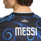 ADIDAS ARGENTINA 2026 AWAY REPLICA JERSEY MESSI#10 - BLACK/LUCID BLUE/BLUE BURST
