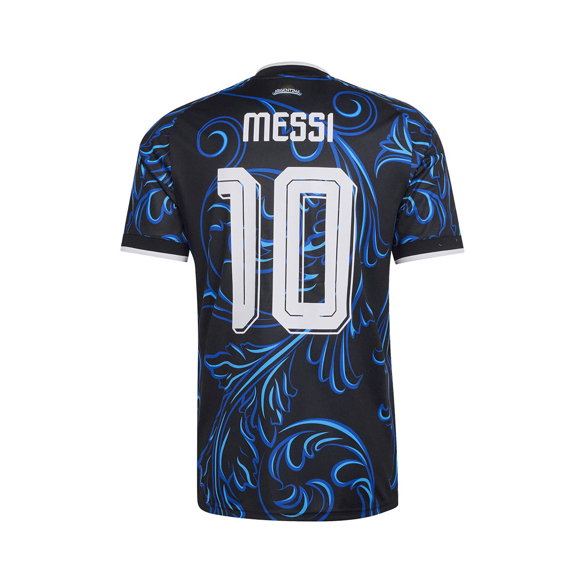 ADIDAS ARGENTINA 2026 AWAY REPLICA JERSEY MESSI#10 - BLACK/LUCID BLUE/BLUE BURST