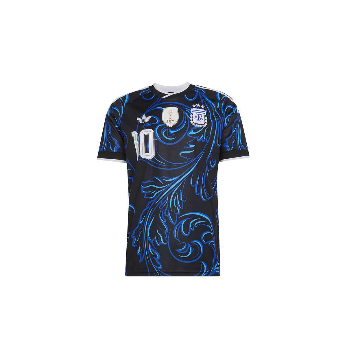 ADIDAS ARGENTINA 2026 AWAY KIDS JERSEY MESSI#10 - BLACK/LUCID BLUE/BLUE BURST