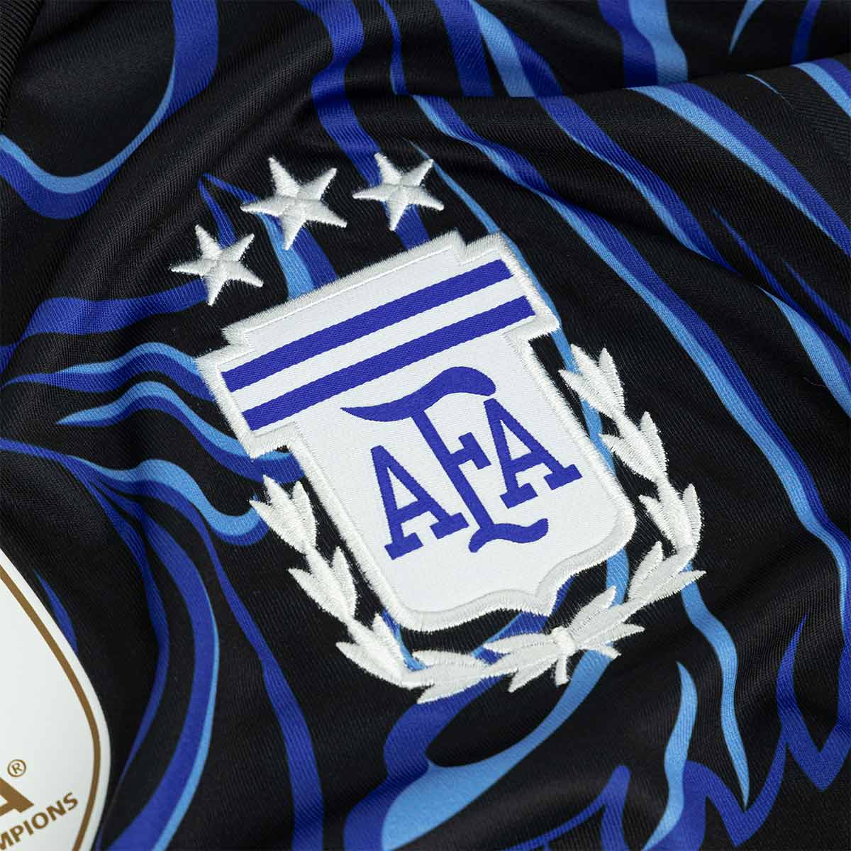 ADIDAS ARGENTINA 2026 AWAY KIDS JERSEY MESSI#10 - BLACK/LUCID BLUE/BLUE BURST