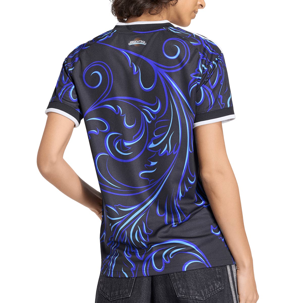 ADIDAS ARGENTINA 2026 AWAY REPLICA WOMEN JERSEY - BLACK/LUCID BLUE/BLUE BURST