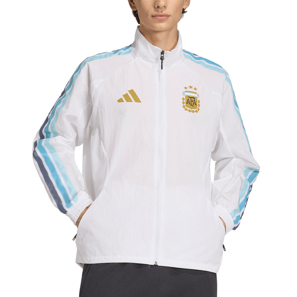 ADIDAS ARGENTINA 2026 HOME ANTHEM JACKET - WHITE