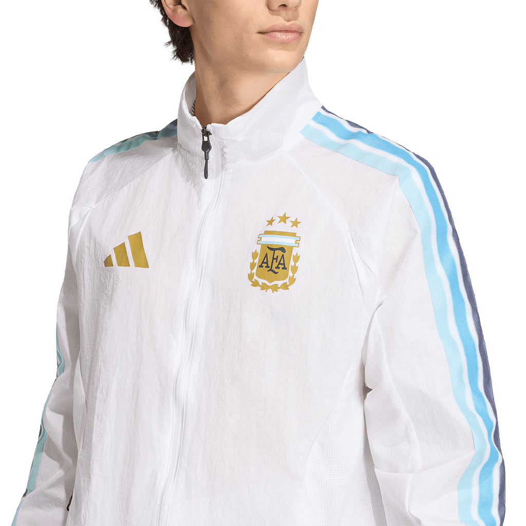 ADIDAS ARGENTINA 2026 HOME ANTHEM JACKET - WHITE