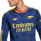ADIDAS ARSENAL 2026/2027 AWAY PLAYER LONG SLEEVE JERSEY - COLLEGIATE NAVY