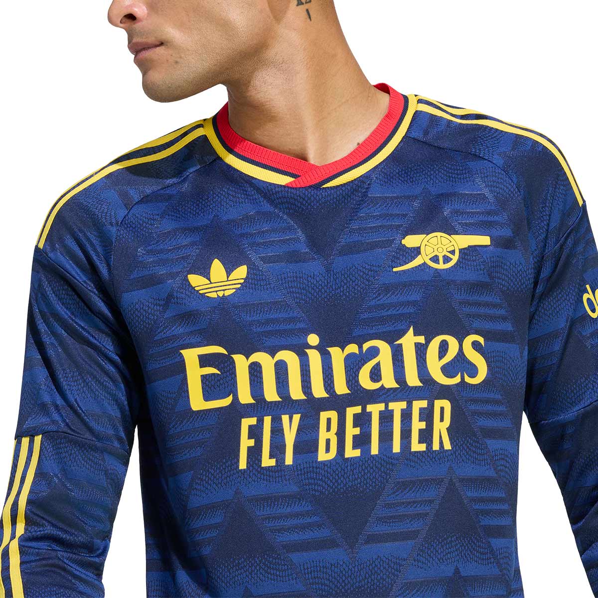 ADIDAS ARSENAL 2026/2027 AWAY PLAYER LONG SLEEVE JERSEY - COLLEGIATE NAVY
