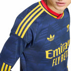 ADIDAS ARSENAL 2026/2027 AWAY REPLICA LONG SLEEVE JERSEY - COLLEGIATE NAVY