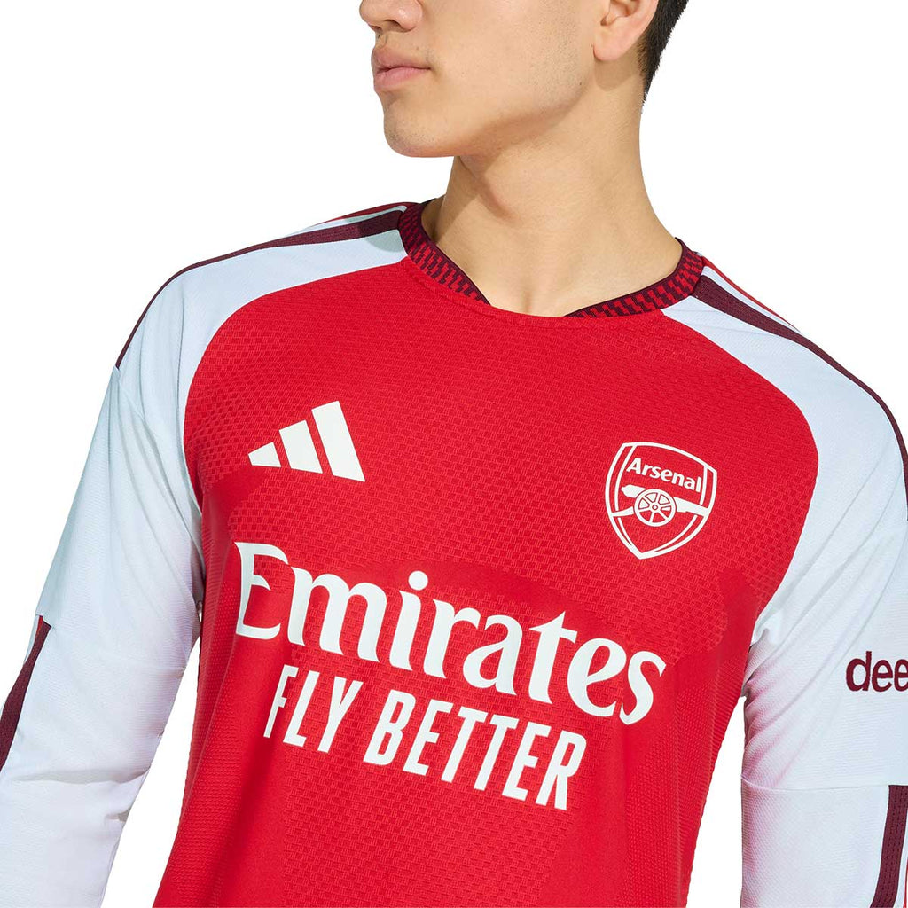 ADIDAS ARSENAL 2026/2027 HOME PLAYER LONG SLEEVE JERSEY - BETTER SCARLET