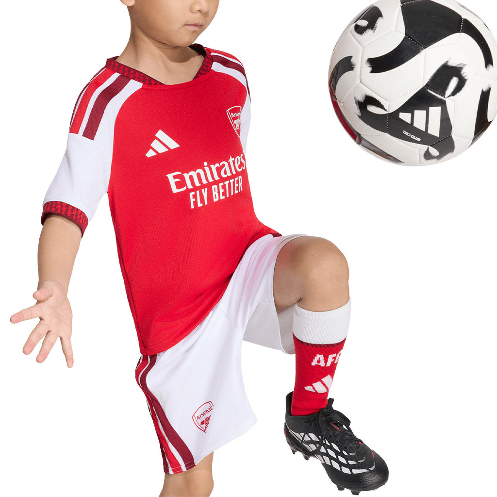 ADIDAS ARSENAL 2026/2027 HOME MINI JERSEY - BETTER SCARLET