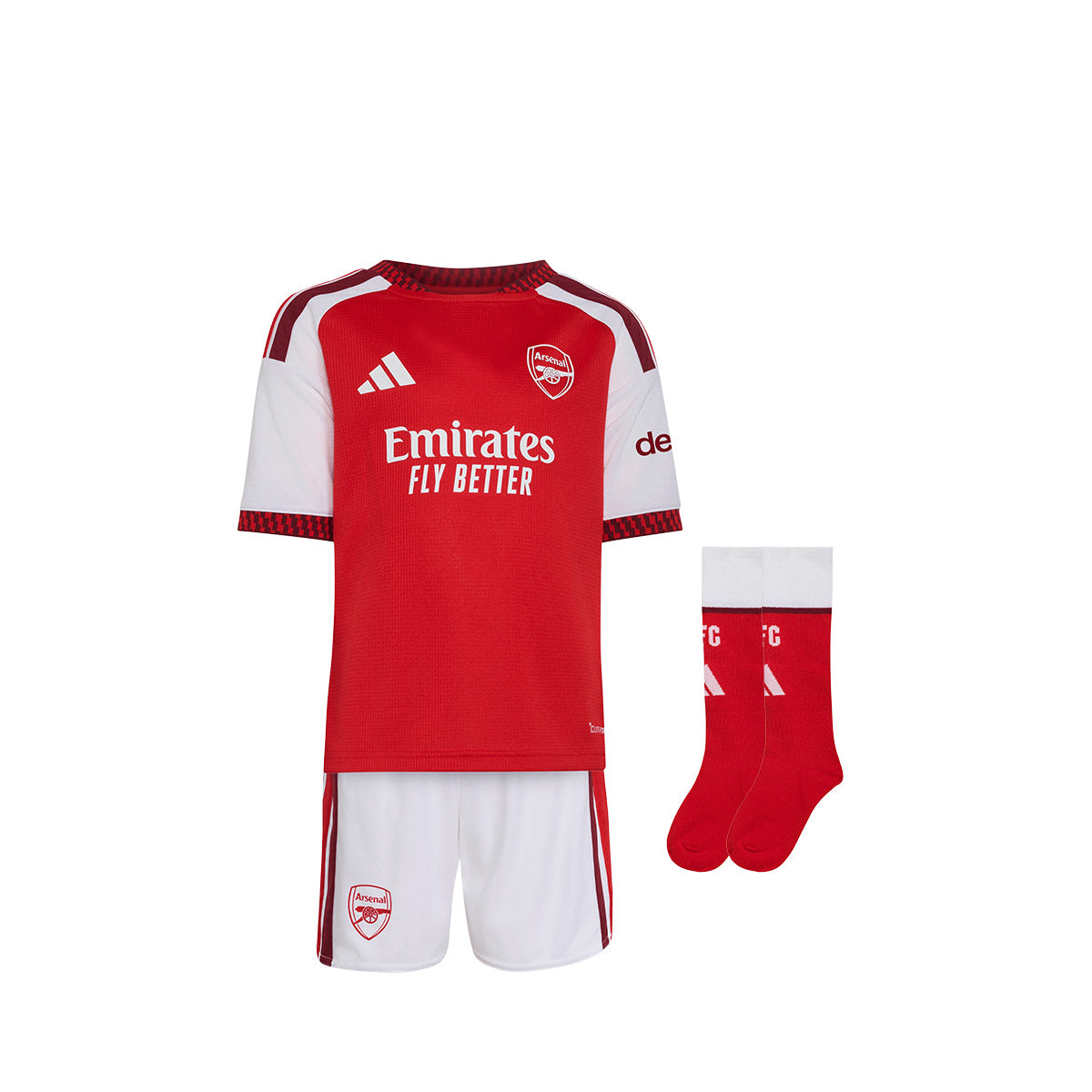 ADIDAS ARSENAL 2026/2027 HOME MINI JERSEY - BETTER SCARLET