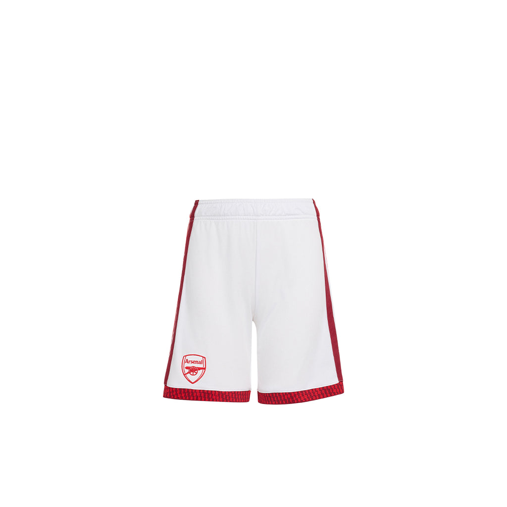 ADIDAS ARSENAL 2026/2027 HOME KIDS SHORTS - WHITE