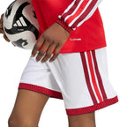 ADIDAS ARSENAL 2026/2027 HOME KIDS SHORTS - WHITE