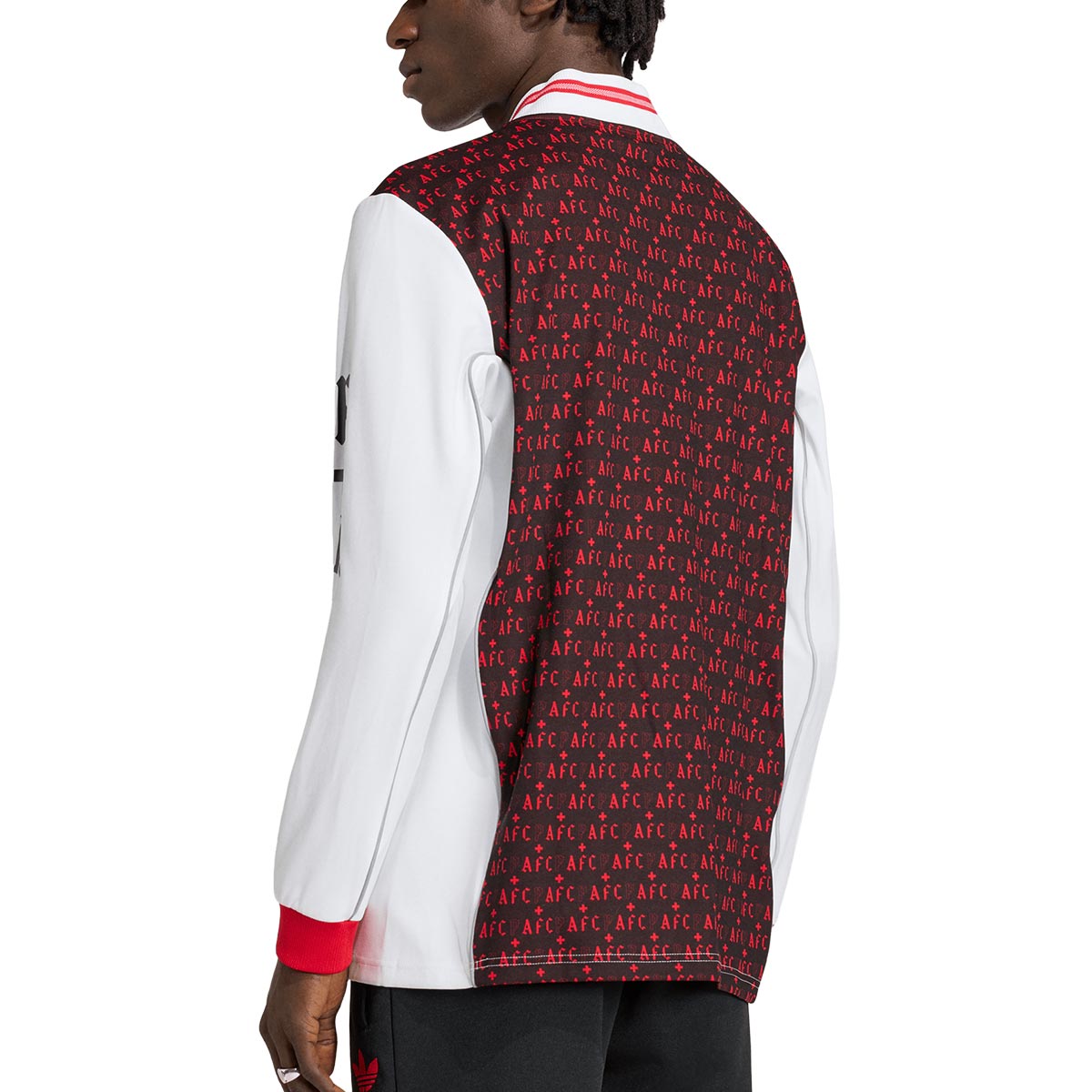 ADIDAS ARSENAL X PLACES+FACES LIFESTYLER JERSEY - BLACK/WHITE