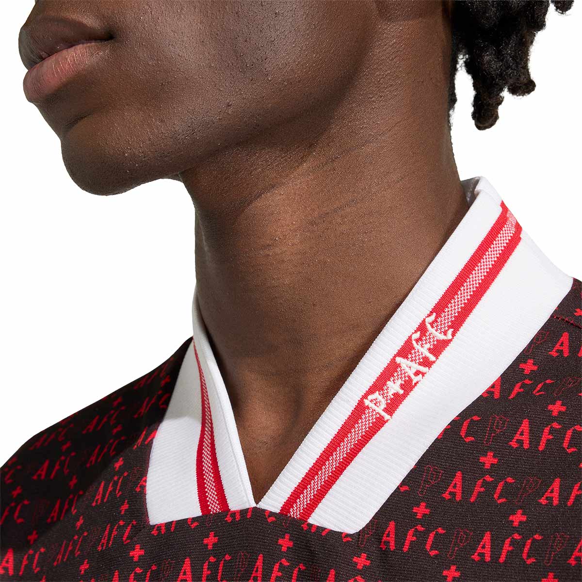ADIDAS ARSENAL X PLACES+FACES LIFESTYLER JERSEY - BLACK/WHITE