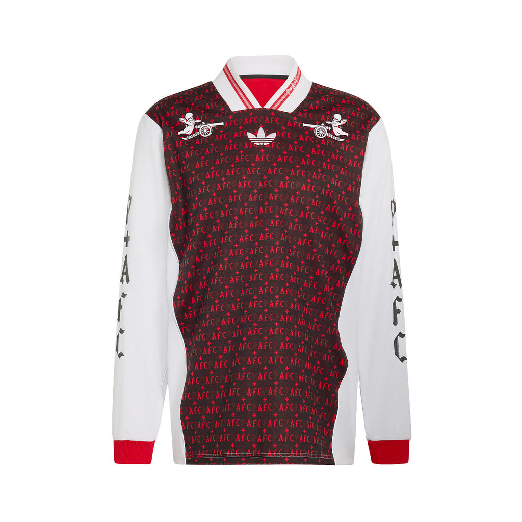 ADIDAS ARSENAL X PLACES+FACES LIFESTYLER JERSEY - BLACK/WHITE