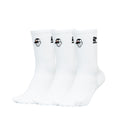 ARI ADEPT RUNNA CREW RUNNING SOCKS 3 PAIRS PACK - WHITE/BLACK/WHITE