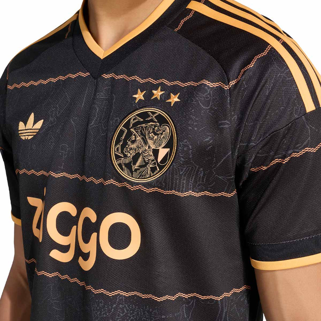ADIDAS AJAX 2026/2027 AWAY REPLICA JERSEY - BLACK/HAZY ORANGE
