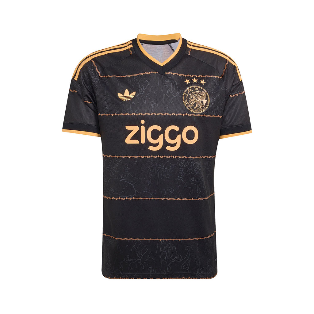 ADIDAS AJAX 2026/2027 AWAY REPLICA JERSEY - BLACK/HAZY ORANGE