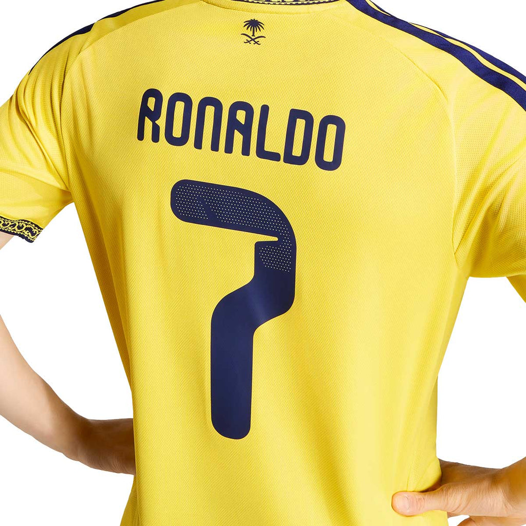 ADIDAS AL NASSR 2026/2027 HOME REPLICA JERSEY RONALDO#7 - IMPACT YELLOW