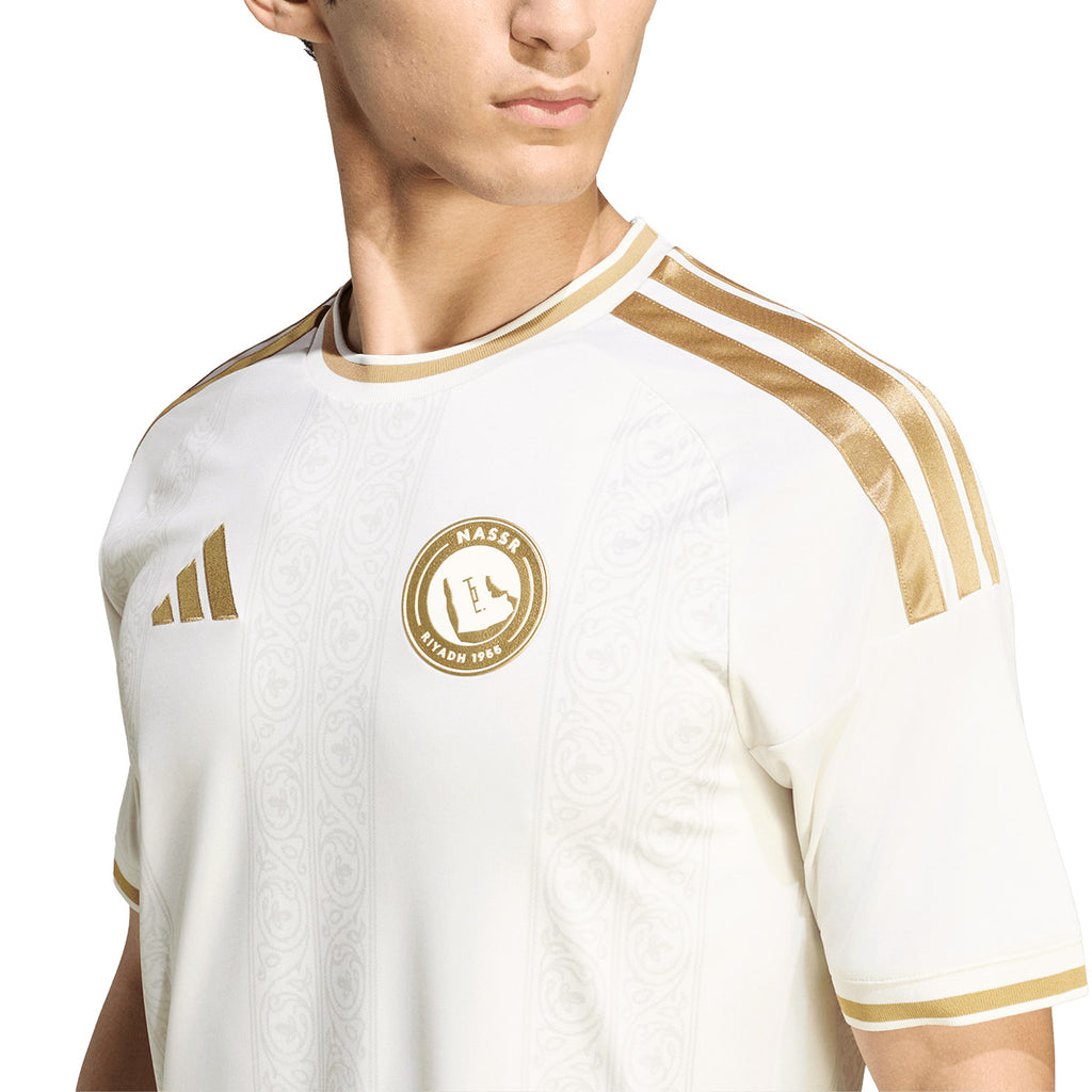 ADIDAS AL NASSR 2026/2027 THIRD REPLICA JERSEY - OFF WHITE/ORBIT GREY