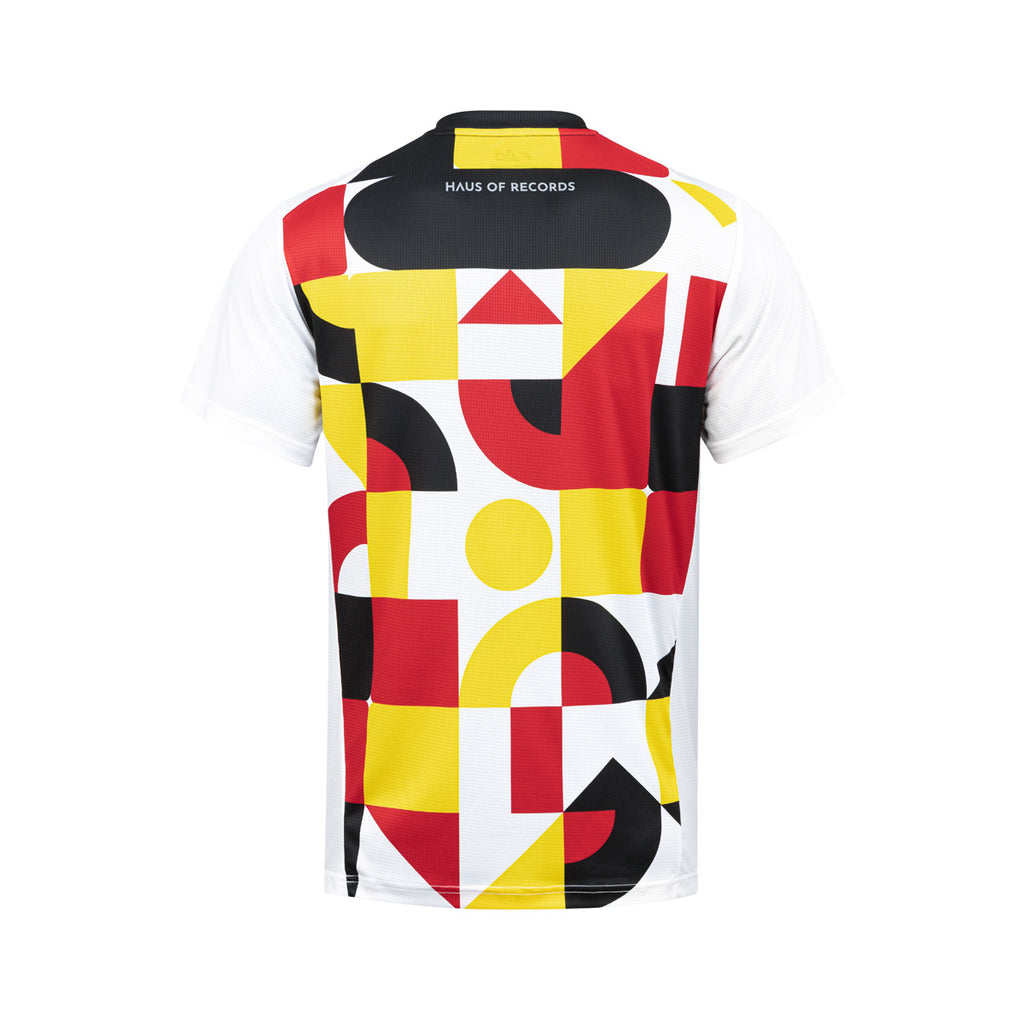 ARI ADEPT BERLIN25 MARATHON GRAPHIC RUNNING TEE - WHITE/YELLOW/BLACK