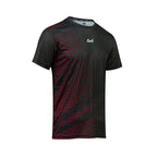 ARI ADEPT BERLIN26 GRAPHIC RUNNING TEE - BLACK/RED/YELLOW