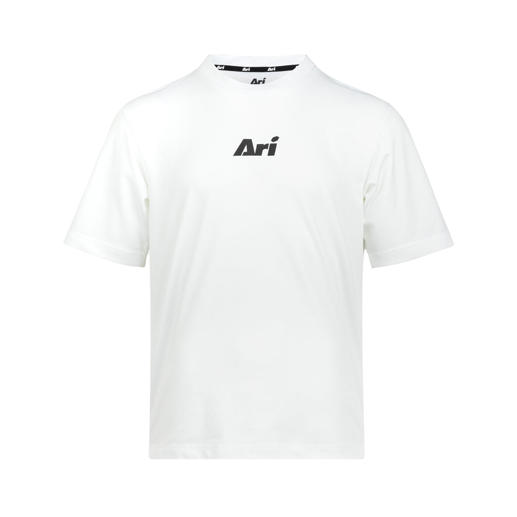 ARI ADEPT OVERSIZED TEE - WHITE/WHITE/BLACK