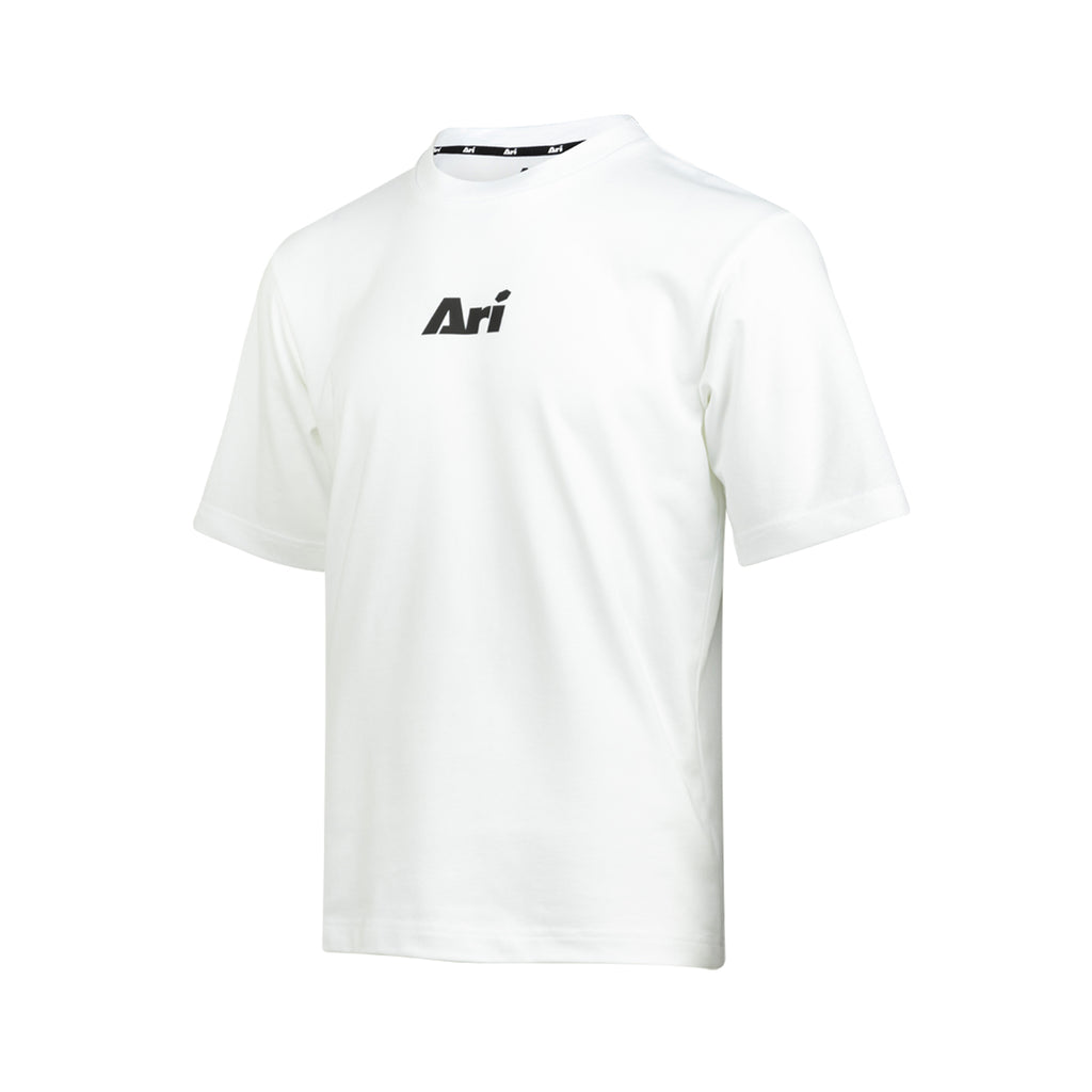 ARI ADEPT OVERSIZED TEE - WHITE/WHITE/BLACK