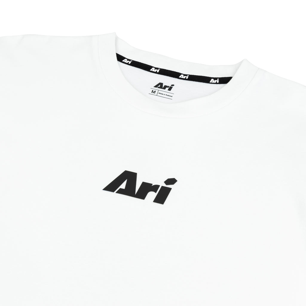 ARI ADEPT OVERSIZED TEE - WHITE/WHITE/BLACK