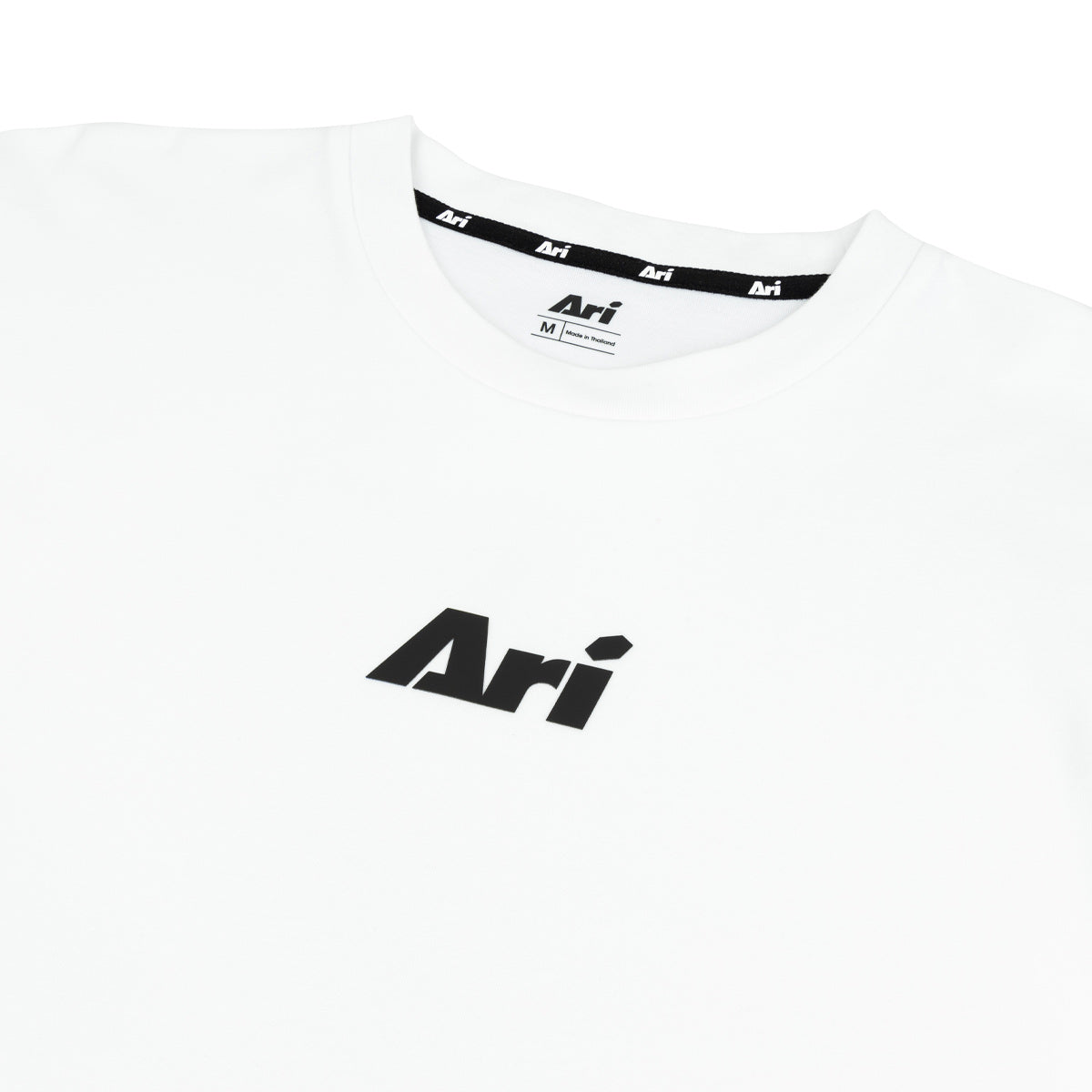 ARI ADEPT OVERSIZED TEE - WHITE/WHITE/BLACK