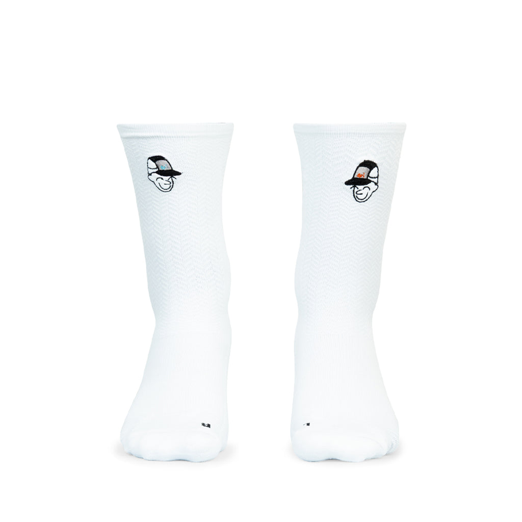 ARI ADEPT RUNNA CREW RUNNING SOCKS 3 PAIRS PACK - WHITE/BLACK/WHITE