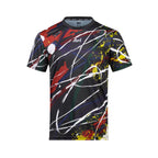 ARI ADEPT UNITY SPLASH GRAPHIC RUNNING TEE - BLACK/WHITE/RED