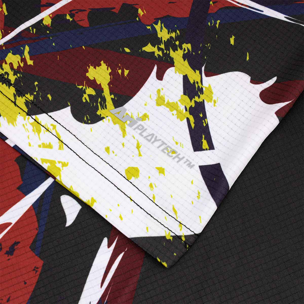 ARI ADEPT UNITY SPLASH GRAPHIC RUNNING TEE - BLACK/WHITE/RED