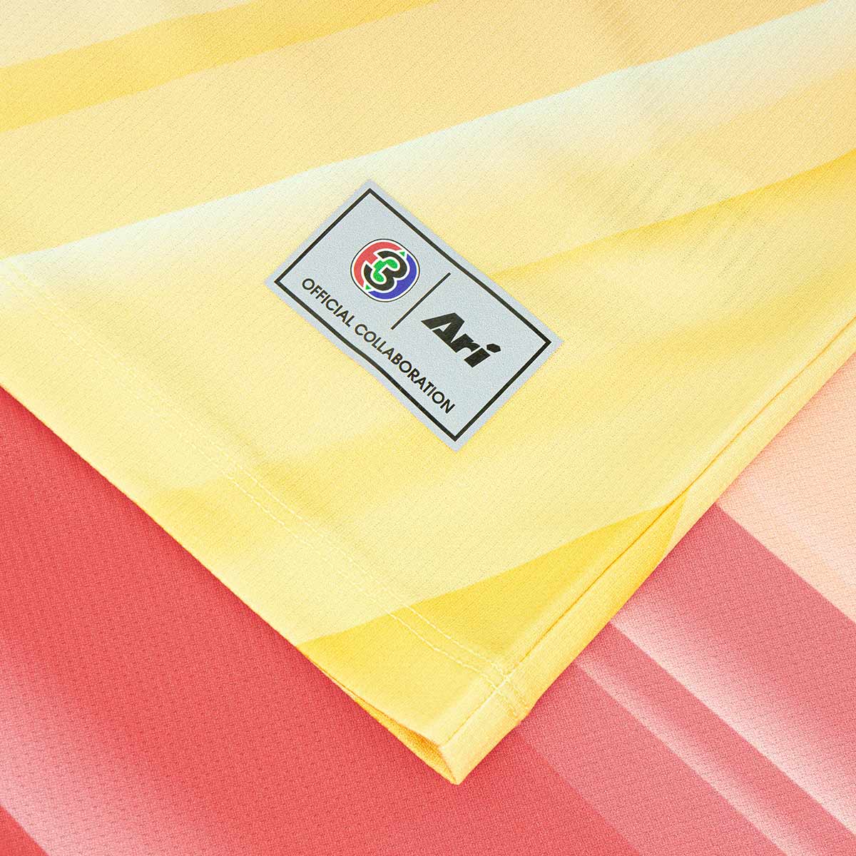 ARI CH3 56ANNIV M PRESS CONFERENCE POLO - PUNCH/TURMERIC YELLOW/WHITE