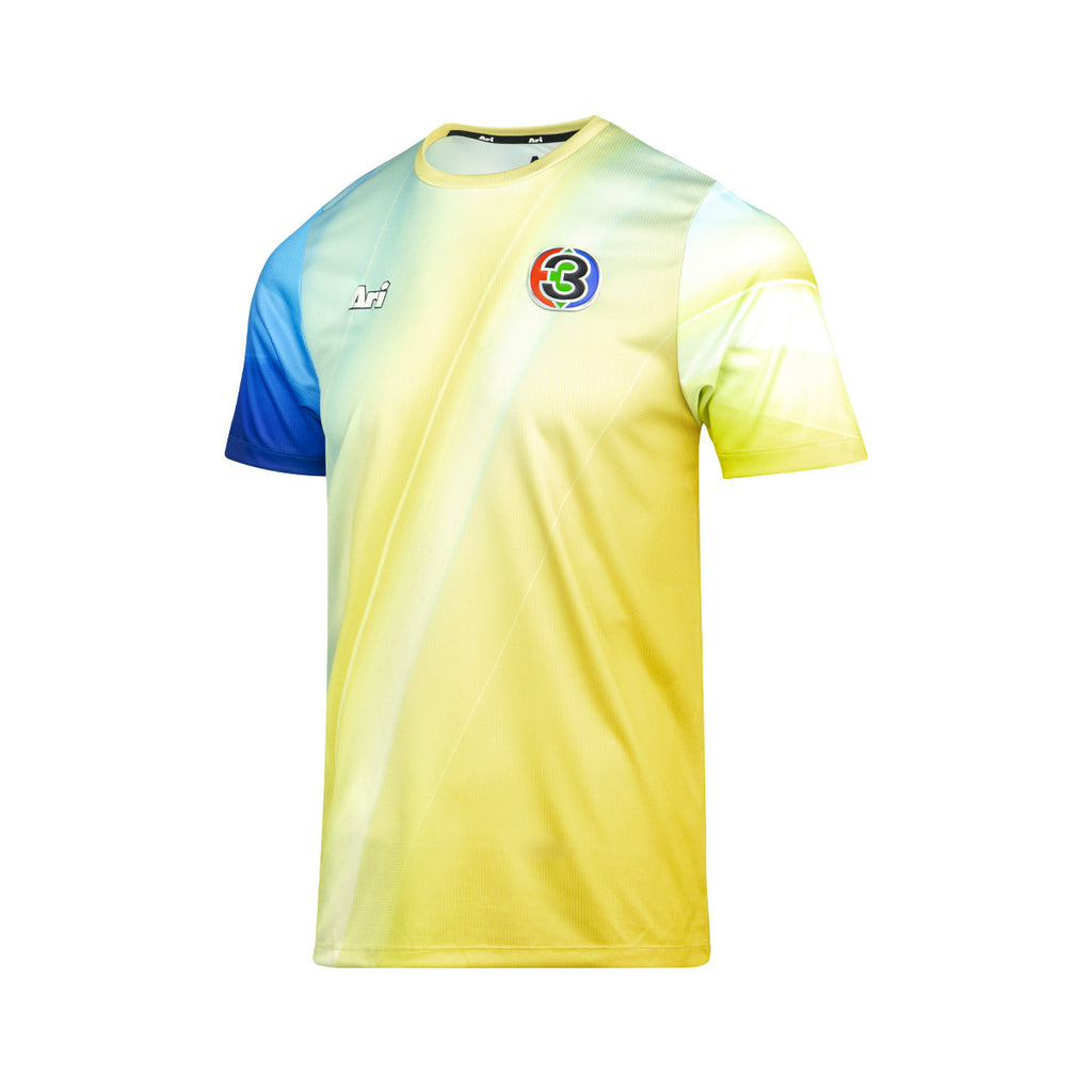 ARI CH3 56ANNIV TURMERIC TEAM FANS JERSEY - TURMERIC YELLOW/SAPPHIRE BLUE/SKY BLUE