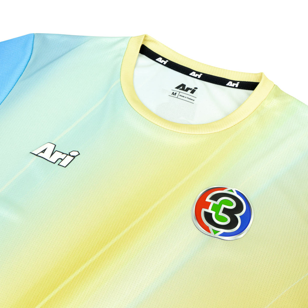 ARI CH3 56ANNIV TURMERIC TEAM FANS JERSEY - TURMERIC YELLOW/SAPPHIRE BLUE/SKY BLUE