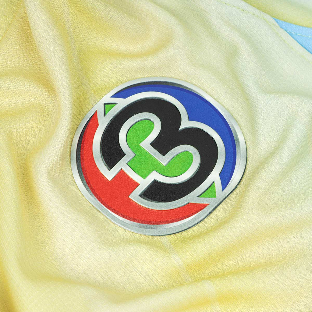 ARI CH3 56ANNIV W TURMERIC TEAM MATCH JERSEY - TURMERIC YELLOW/SAPPHIRE BLUE/SKY BLUE