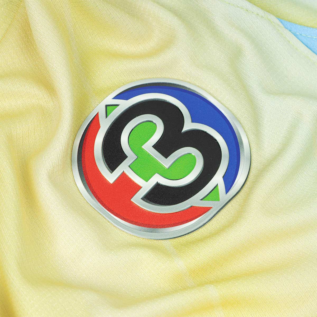 ARI CH3 56ANNIV W TURMERIC TEAM MATCH JERSEY - TURMERIC YELLOW/SAPPHIRE BLUE/SKY BLUE