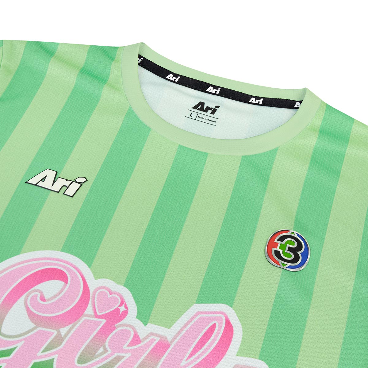 ARI CH3 GIRLS CUP 2026 MINT FAN JERSEY - GREEN/PINK/WHITE
