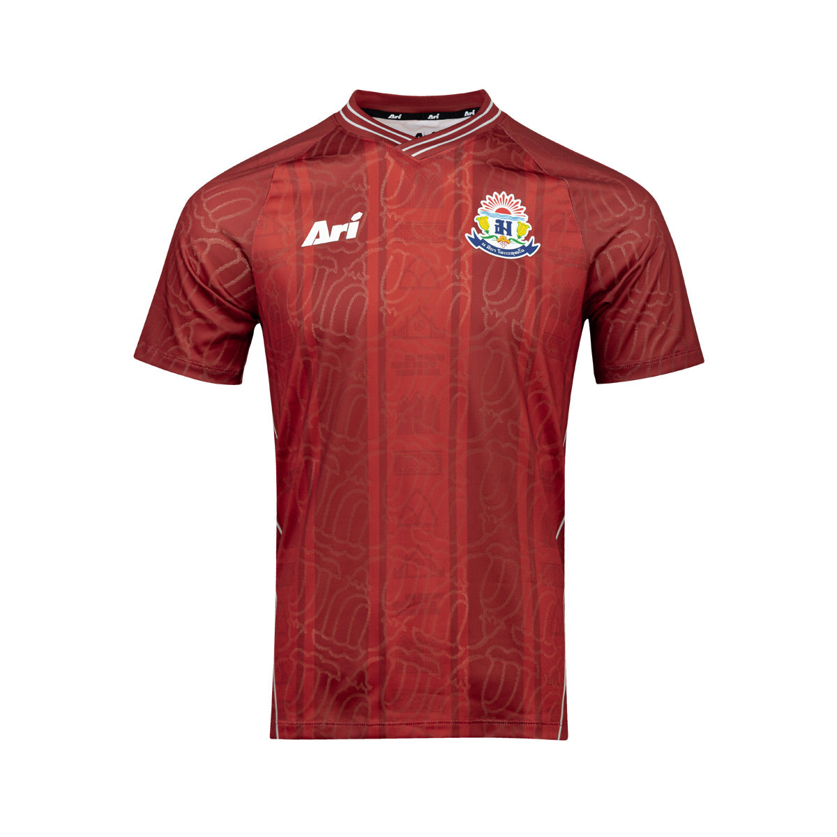 ARI DEBSIRIN 2026 TUEK MAEN JERSEY - BRICK RED/BURGUNDY/WHITE