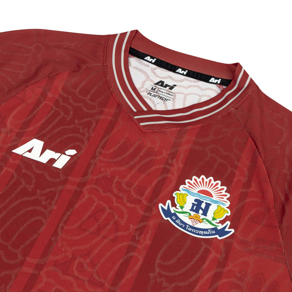ARI DEBSIRIN 2026 TUEK MAEN JERSEY - BRICK RED/BURGUNDY/WHITE
