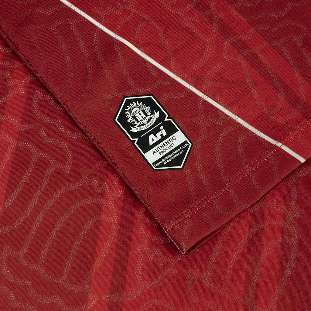 ARI DEBSIRIN 2026 TUEK MAEN JERSEY - BRICK RED/BURGUNDY/WHITE